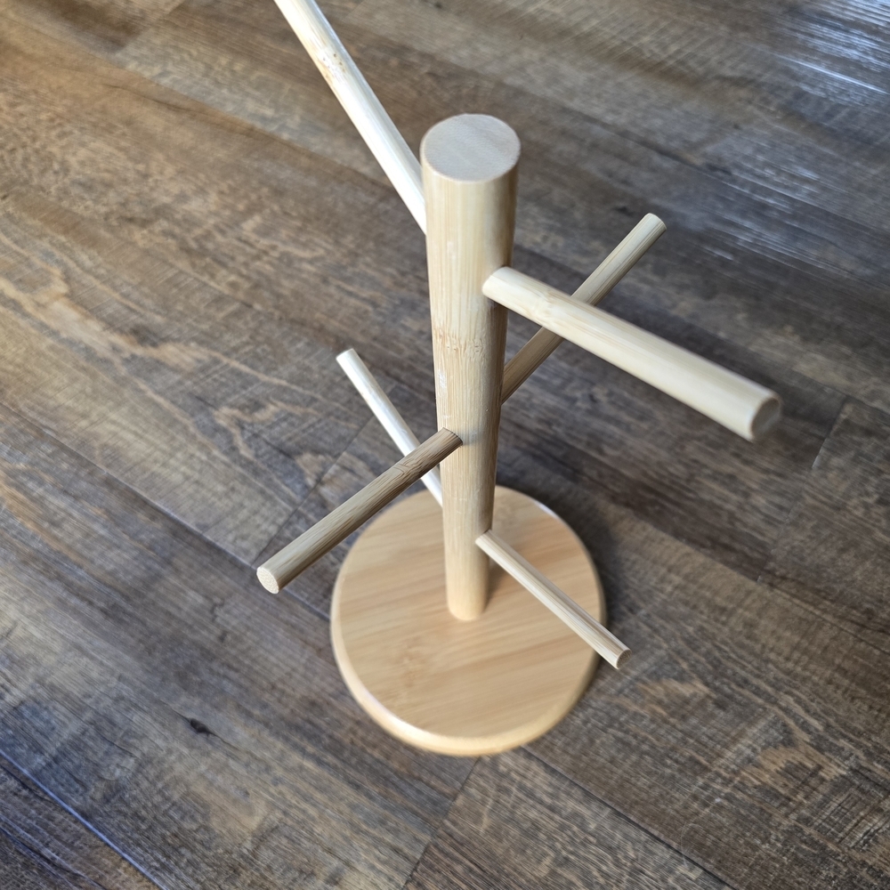 Wooden Mug Tree Rack Set - Picture 4 of 4